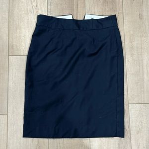 Super 120’s J. Crew Skirt in Navy